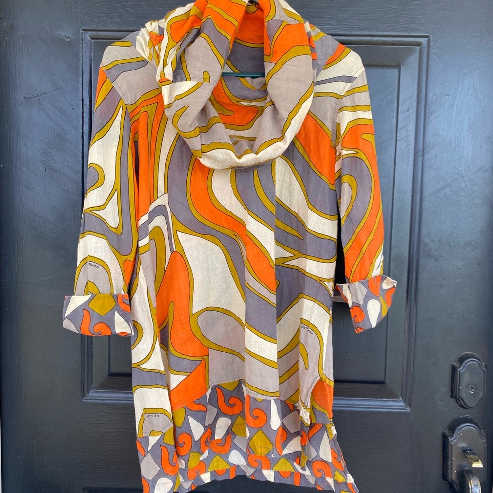 Gretchen Scott Designs linen blend tunic